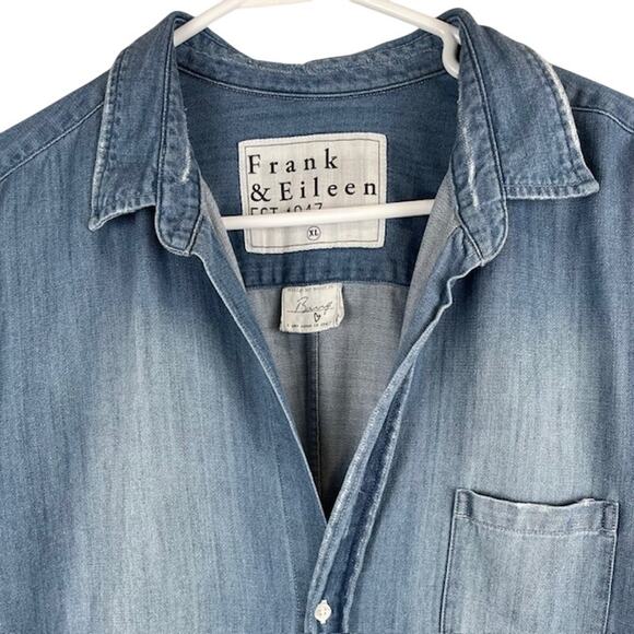 Frank & Eileen Blue Button Down Shirt - Picture 2 of 9
